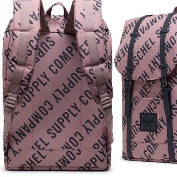 NWT - Herschel Retreat Logo Print Backpack 🎒 - Picture 4 of 5